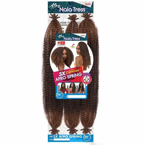 3 X Mèches Pré Séparées Afro Spring Twist - Janet Collection 7 3 X Mèches Pré Séparées Afro Spring Twist - Janet Collection – Image 7