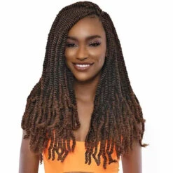 3 X Mèches Pré Séparées Afro Spring Twist - Janet Collection 12 3 X Mèches Pré Séparées Afro Spring Twist - Janet Collection -Invisibobble® Magasin 3x Afro Spring crochet face janet collection