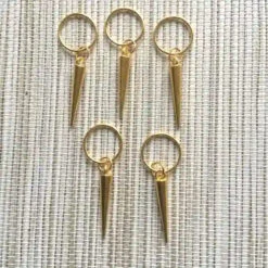 5 Anneaux Hair Ring Avec Pointe Pour Nattes, Tresses Ou Locks