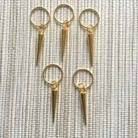 5 Anneaux Hair Ring Avec Pointe Pour Nattes, Tresses Ou Locks 1 5 Anneaux Hair Ring Avec Pointe Pour Nattes, Tresses Ou Locks