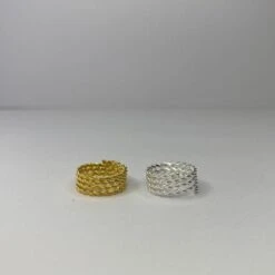 5 Bijoux Cheveux Ressorts Torsadés Larges Tresses Locks -Invisibobble® Magasin 5 bijoux cheveux ressorts torsades larges tresses locks bed5a argente 212827