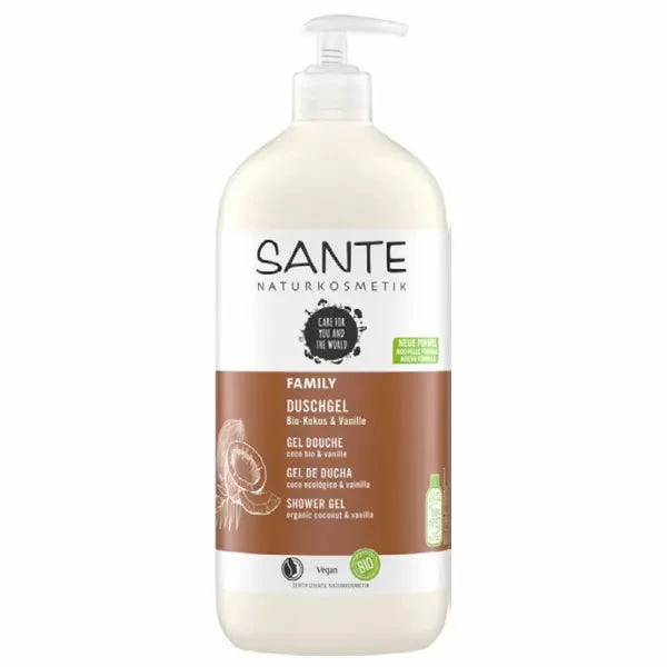 Gel Douche Santé Family Vanille Coco Bio - NaturKosmetics 1 Gel Douche Santé Family Vanille Coco Bio - NaturKosmetics