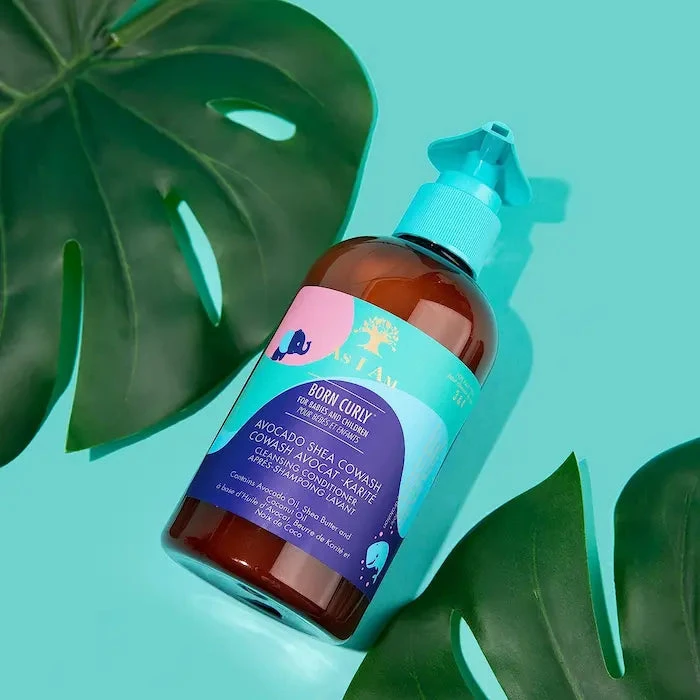 Cowash Bébé Enfant Avocat Karité - As I Am Born Curly 2 Cowash Bébé Enfant Avocat Karité - As I Am Born Curly – Image 2