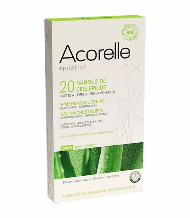 Bandes De Cire Froide Corps Bio X20 - Acorelle 1 Bandes De Cire Froide Corps Bio X20 - Acorelle