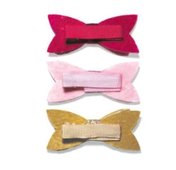 3 Barrettes Noeud Papillon Clips - Camryn's BFF -Invisibobble® Magasin barettes noeud papillon scintillant