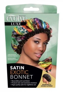 Bonnet Satin Réversible Exotic - Evolve®