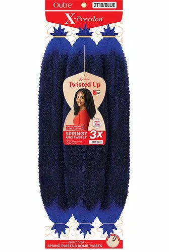 Mèches X-Pression Twisted Up Springy Afro Twist 24 Pouces 3X - Outré 5 Mèches X-Pression Twisted Up Springy Afro Twist 24 Pouces 3X - Outré – Image 5