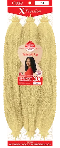 Mèches X-Pression Twisted Up Springy Afro Twist 24 Pouces 3X - Outré 7 Mèches X-Pression Twisted Up Springy Afro Twist 24 Pouces 3X - Outré – Image 7