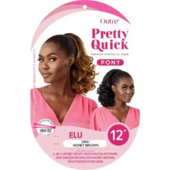 Postiche Ondulée Blond Elu - Outre 7 Postiche Ondulée Blond Elu - Outre -Invisibobble® Magasin coiffure postiche boucle noir outre pretty quick elu packaging