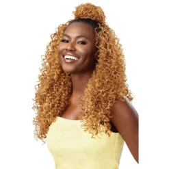 Perruque Converti Cap Dominican Bounce - Outré -Invisibobble® Magasin converti cap dominican bounce dr2 golden amber outre 2