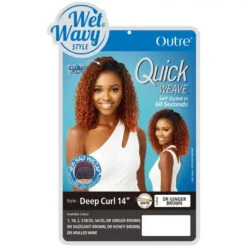 Perruque Demi-Tête Bob Bouclé Deep Curl - Outré -Invisibobble® Magasin demi perruque bob bouclee deep curl 14 outre quickweave