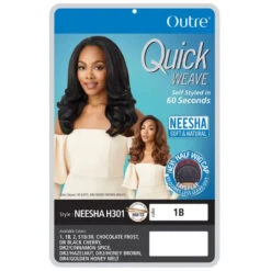 Perruque Demi-Tête Wavy Yaki Neesha H301 - Outré 9 Perruque Demi-Tête Wavy Yaki Neesha H301 - Outré -Invisibobble® Magasin demi perruque yaki ondulee outre neesha h301