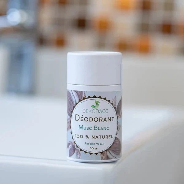 Déodorant Naturel Stick Musc Blanc - Dekodacc 2 Déodorant Naturel Stick Musc Blanc - Dekodacc – Image 2