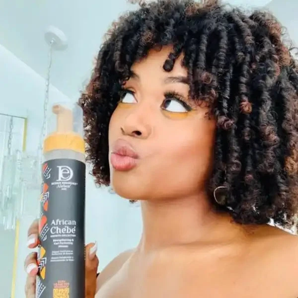 Mousse Coiffante Fortifiante Définition African Chébé - Design Essentials 2 Mousse Coiffante Fortifiante Définition African Chébé - Design Essentials – Image 2