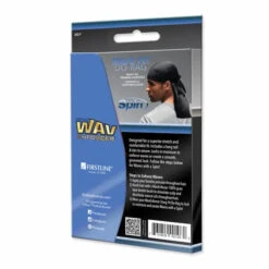 Durag Noir Étirable 106 Snug-fit Do-rag - Wavenforcer -Invisibobble® Magasin durag noir cheveux wave nuit jour