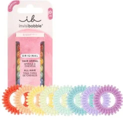Invisibobble® Elastiques à Spirales ORIGINAL Rainbow Vibes Lot De 8 - Invisibobble