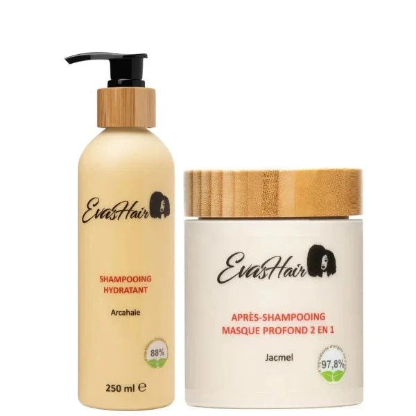 Duo Lavage Cheveux Secs Et Cassants - EvasHair 1 Duo Lavage Cheveux Secs Et Cassants - EvasHair