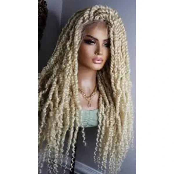 Lace Front Wig Tressée Passion Twist X-PRESSION - Outré 2 Lace Front Wig Tressée Passion Twist X-PRESSION - Outré – Image 2