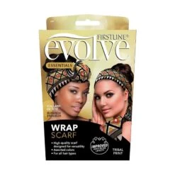 Foulard De Tête Wrap Cheveux Brun - Evolve