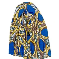 Foulard De Tête Wrap Cheveux Imprimé Bleu - Evolve 7 Foulard De Tête Wrap Cheveux Imprimé Bleu - Evolve -Invisibobble® Magasin foulard de tete wrap imprime wax bleu
