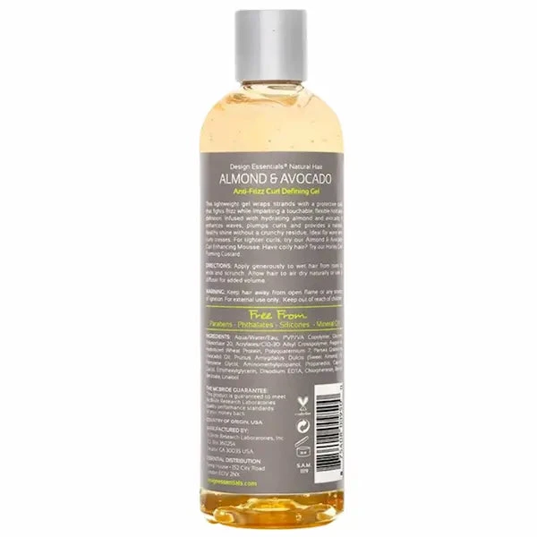 Gel Définition De Boucles Anti-frisottis - Design Essentials 2 Gel Définition De Boucles Anti-frisottis - Design Essentials – Image 2