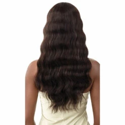 Perruque Lace Front Naturelle HD 24 Pouces HAISLEY - Outré -Invisibobble® Magasin haisley perruque lace front ondulee outre gold label dos
