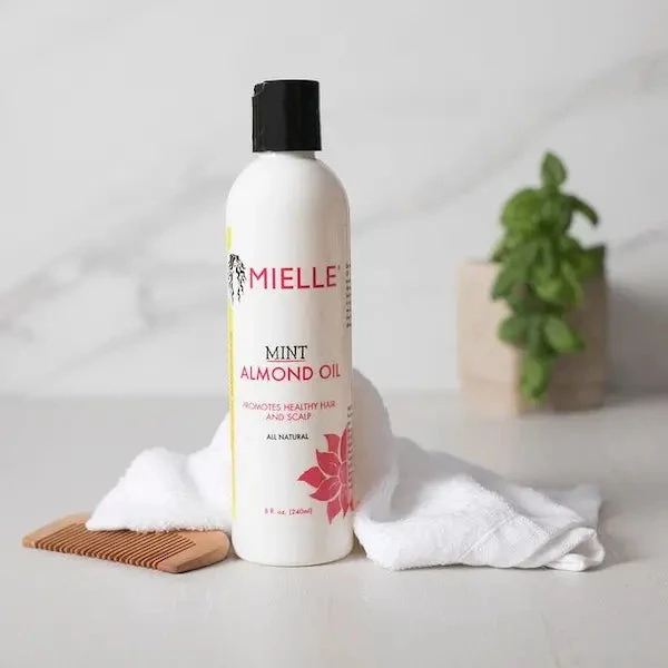 Huile Soin Cheveux Cuir Chevelu Mint Almond Oil - Mielle 2 Huile Soin Cheveux Cuir Chevelu Mint Almond Oil - Mielle – Image 2