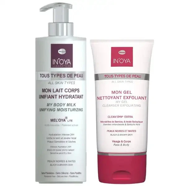 DUO Soins Corps Hydratants Et Unifiants - IN'OYA 1 DUO Soins Corps Hydratants Et Unifiants - IN'OYA