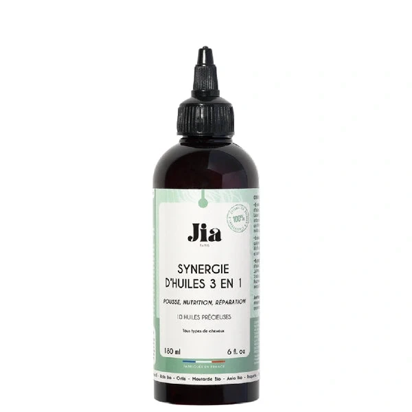 Synergie D'huiles 3-en-1 Pousse Nutrition Réparation - Jia Paris 1 Synergie D'huiles 3-en-1 Pousse Nutrition Réparation - Jia Paris