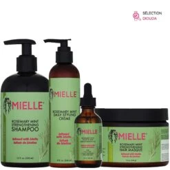 Routine Soins Cheveux Secs Abîmés Et Cassants - Mielle Organics