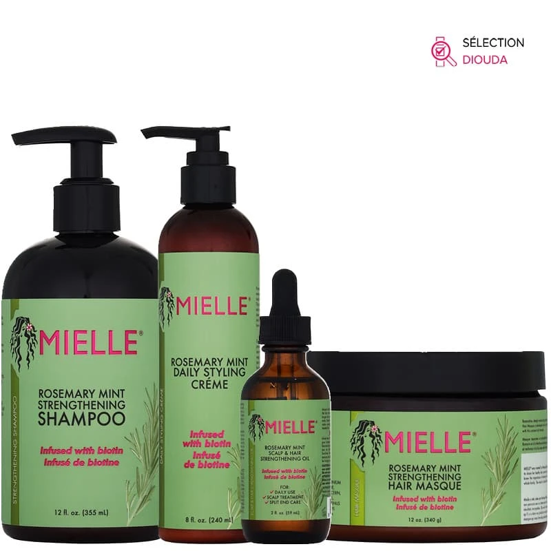 Routine Soins Cheveux Secs Abîmés Et Cassants - Mielle Organics 1 Routine Soins Cheveux Secs Abîmés Et Cassants - Mielle Organics
