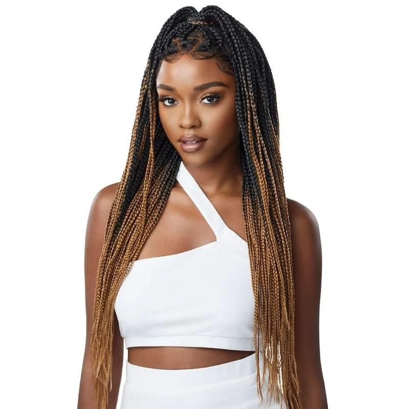 Perruque Lace Wig Tressée Knotless Triangle Part Braids 22 - Outré 2 Perruque Lace Wig Tressée Knotless Triangle Part Braids 22 - Outré – Image 2