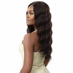 Perruque Lace Front Naturelle HD 24 Pouces HAISLEY - Outré -Invisibobble® Magasin lace front wig naturelle ondulee perruque outre haisley gold label grade 9