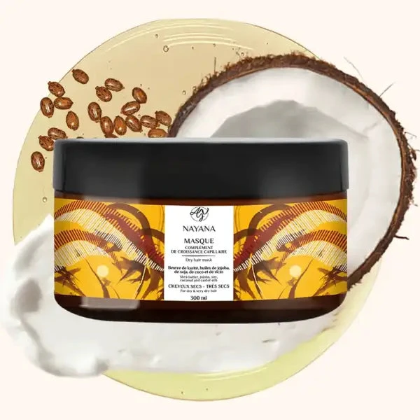 Masque Croissance Capillaire Cheveux Secs - NAYANA 2 Masque Croissance Capillaire Cheveux Secs - NAYANA – Image 2