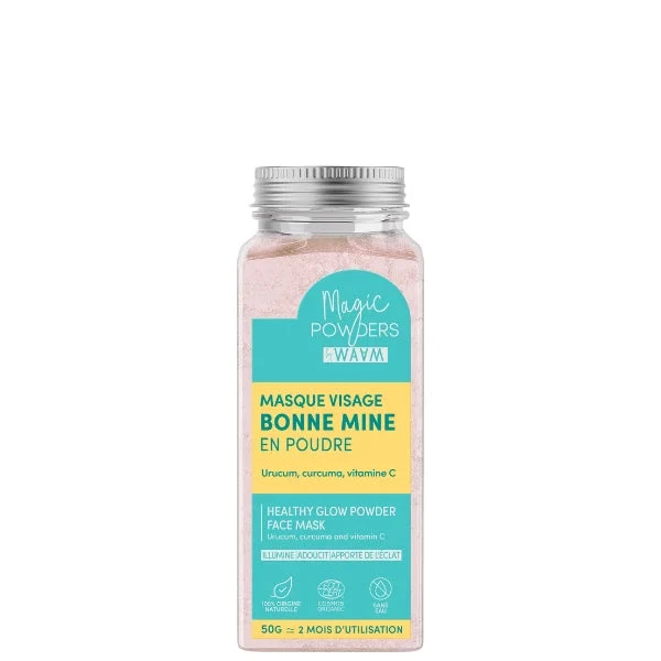 Masque Visage Bonne Mine En Poudre BIO - WAAM 1 Masque Visage Bonne Mine En Poudre BIO - WAAM