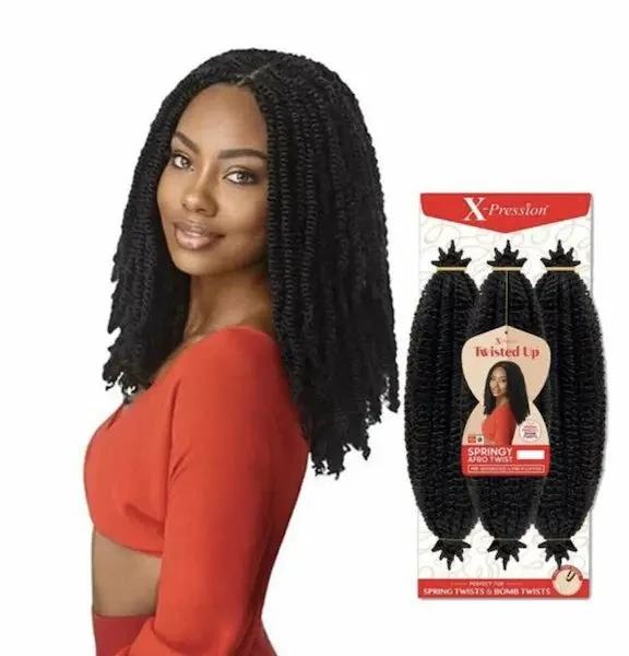 Mèches X-Pression Twisted Up Springy Afro Twist 24 Pouces 3X - Outré 1 Mèches X-Pression Twisted Up Springy Afro Twist 24 Pouces 3X - Outré
