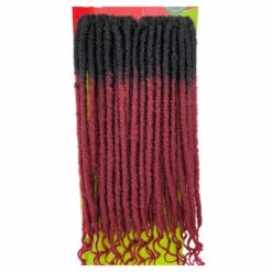 Locks Crochet Straight Bahama Locs 18 Pouces - Outré 16 Locks Crochet Straight Bahama Locs 18 Pouces - Outré -Invisibobble® Magasin meches fausses locks bordeaux OM425