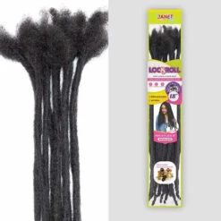 Dreadlocks Extensions Naturelles Loc N Roll Braid 12 Pouces - Janet Collection 14 Dreadlocks Extensions Naturelles Loc N Roll Braid 12 Pouces - Janet Collection -Invisibobble® Magasin meches naturelles faux locs extensions loc n roll janet collection
