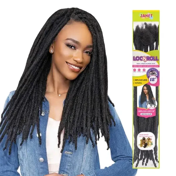 Dreadlocks Extensions Naturelles Loc N Roll Braid 12 Pouces - Janet Collection 5 Dreadlocks Extensions Naturelles Loc N Roll Braid 12 Pouces - Janet Collection – Image 5