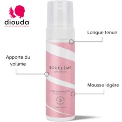 Mousse Coiffante Volume Super Volumising Foam - Bouclème -Invisibobble® Magasin mousse coiffante volume cheveux boucles boucleme