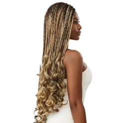 Perruque Lace Wig Tressée French Curl Braids 32" - Outré 8 Perruque Lace Wig Tressée French Curl Braids 32" - Outré -Invisibobble® Magasin perruque blonde french curl braids longue lace hd outre