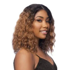 Perruque Lace 360° Curly Bob Mixa - Vanessa -Invisibobble® Magasin perruque blonde lace hd 360 curly bob mixa vanessa