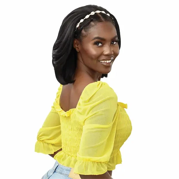 Perruque Converti Cap Noire Curvy Bella - Outré 2 Perruque Converti Cap Noire Curvy Bella - Outré – Image 2