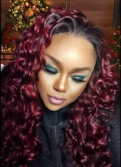 Perruque Lace Front 13X5 Dorelia - Outré 11 Perruque Lace Front 13X5 Dorelia - Outré -Invisibobble® Magasin perruque bordeaux outre dorelia drff red velvet