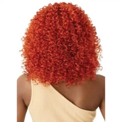 Perruque Lace Front Curly Bouclée Kione - Outré -Invisibobble® Magasin perruque bouclee lace hd kinky curly chocolate outre kione