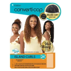 Perruque Converti Cap Noire Island Curls - Outré 7 Perruque Converti Cap Noire Island Curls - Outré -Invisibobble® Magasin perruque converti cap longue bouclee curly chatain caramel couleur dr hazelnut honey island curls outre 70b1ec7c e924 431d ba06 5a9352b506da