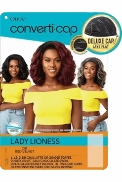 Perruque Ondulée Converti Cap Lady Lioness - Outré -Invisibobble® Magasin perruque converti cap Lady Lioness