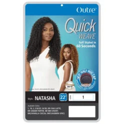 Perruque Demi-Tête Bouclée Curly Natasha - Outré -Invisibobble® Magasin perruque curly bouclee demi tete outre quick weave natasha