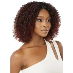 Perruque Lace Front Bouclée Curly Every32 - Outré -Invisibobble® Magasin perruque curly burgundy lace wig cheveux synthetiques outre every 32