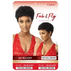 Perruque Curly Courte Naturelle Bloom - Outré Fab & Fly 8 Perruque Curly Courte Naturelle Bloom - Outré Fab & Fly -Invisibobble® Magasin perruque curly pixie cut courte cheveux naturels outre fab fly bloom